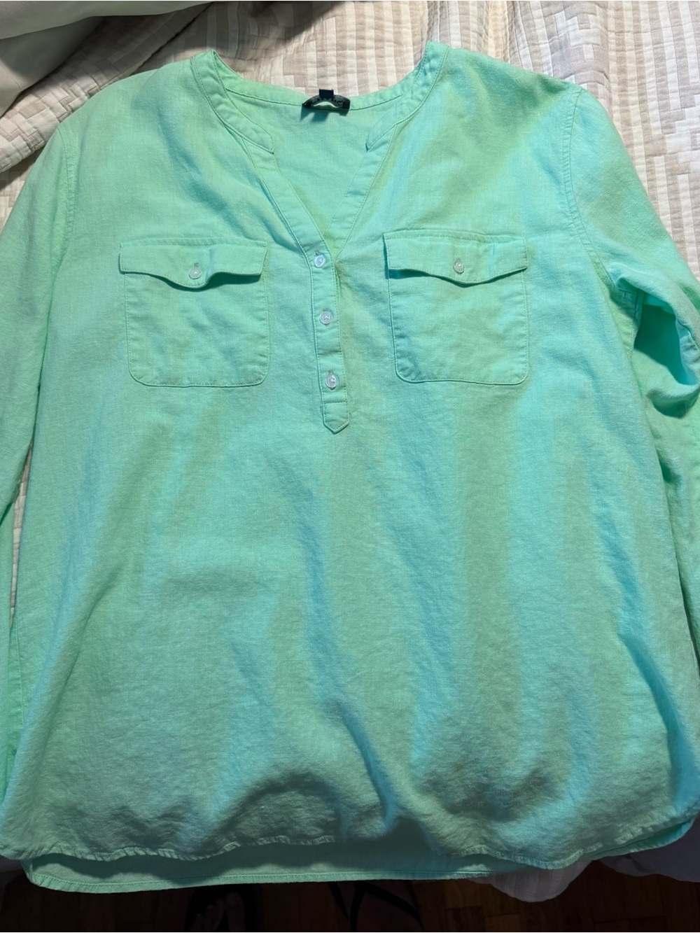 Chaps linen blouse